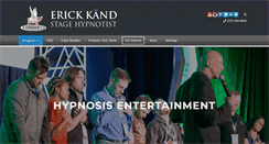 Desktop Screenshot of hypnosisevents.com